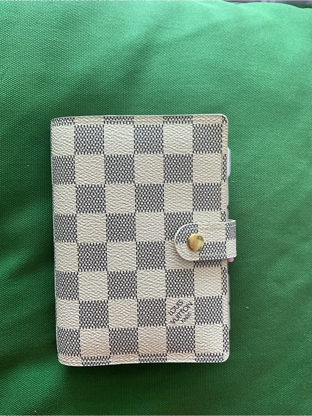 Louis Vuitton Damier Azur Compact Agenda Wallet - with extras